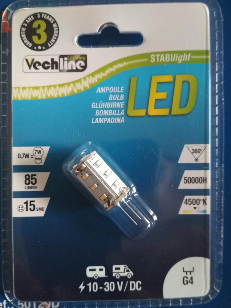 VECHLINE Bombilla 15 SMD led g4