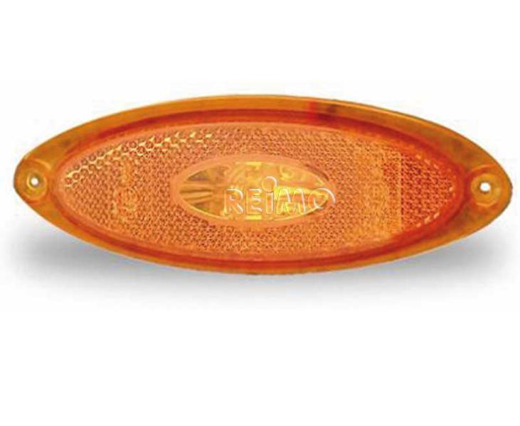 LUZ LATERAL NARANAJ LED OVAL                              