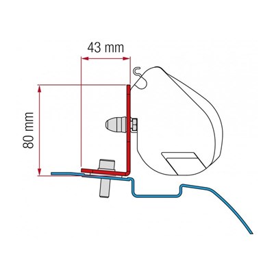 KIT 3 ADAPTADORES NV200 PARA F35