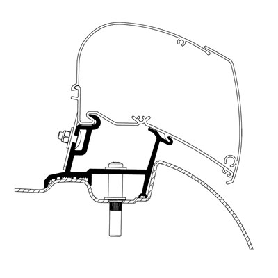 THULE SOPORTE ADAPTADOR THULE 6300 SPRINTER CRAFTER