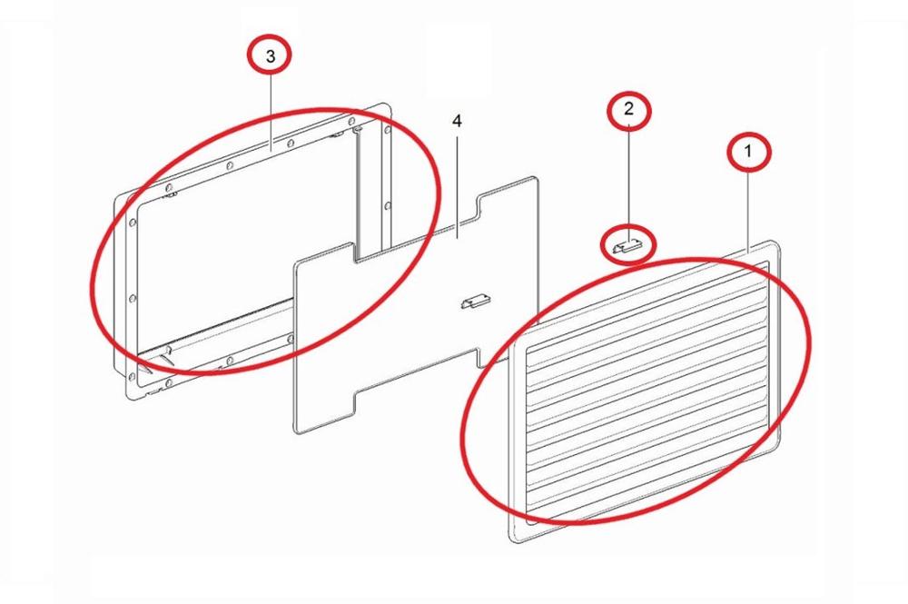 THETFORD REJILLA VENTILACIÓN NEVERA