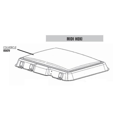 [REC-2700] DOMETIC CRISTAL RECAMBIO MIDI HEKI ,700x500